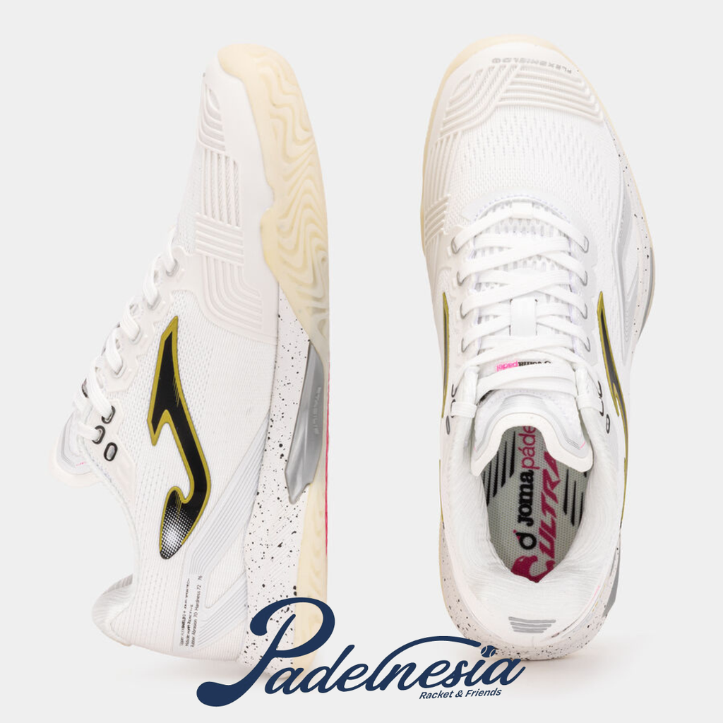 Joma Padel Shoes Ultra Light Lady White 25 - Sepatu Padel
