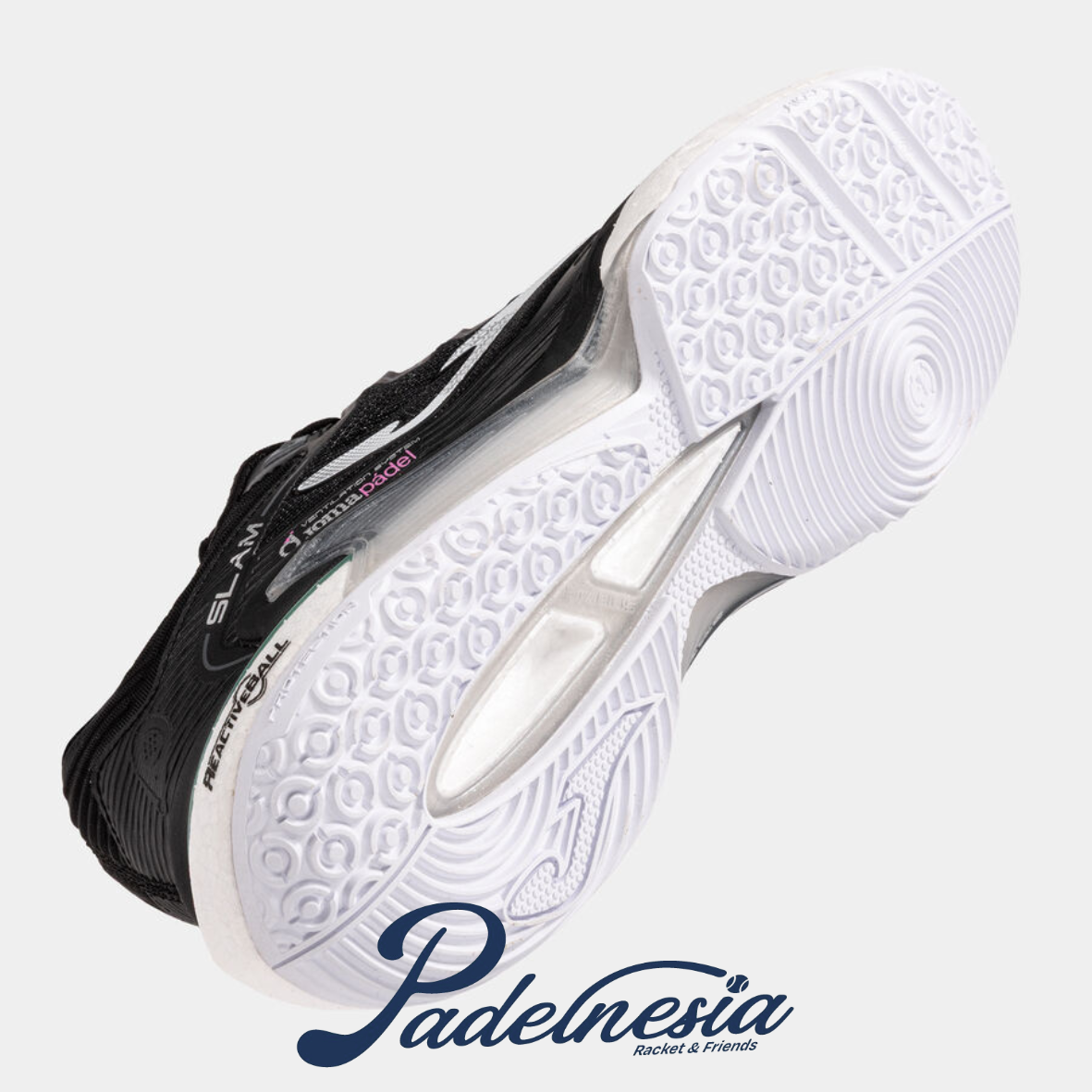 Joma Padel Shoes Slam Lady Black - Sepatu Padel
