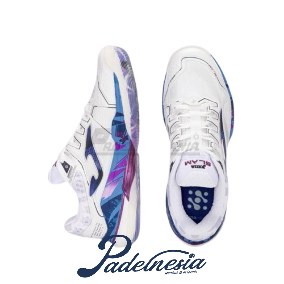Joma Padel Shoes Slam Men APPT White - Sepatu Padel