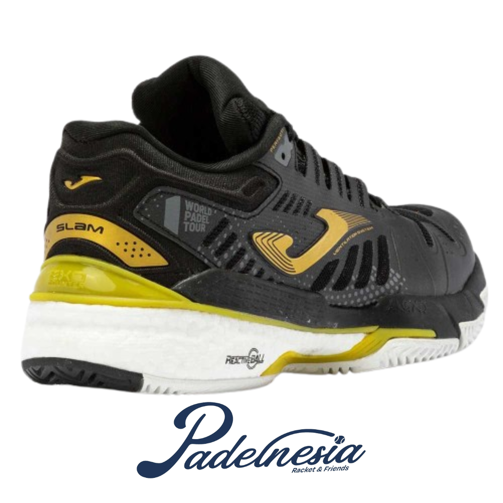 Joma Padel Shoes Slam Men Foot Shape Black - Sepatu Padel