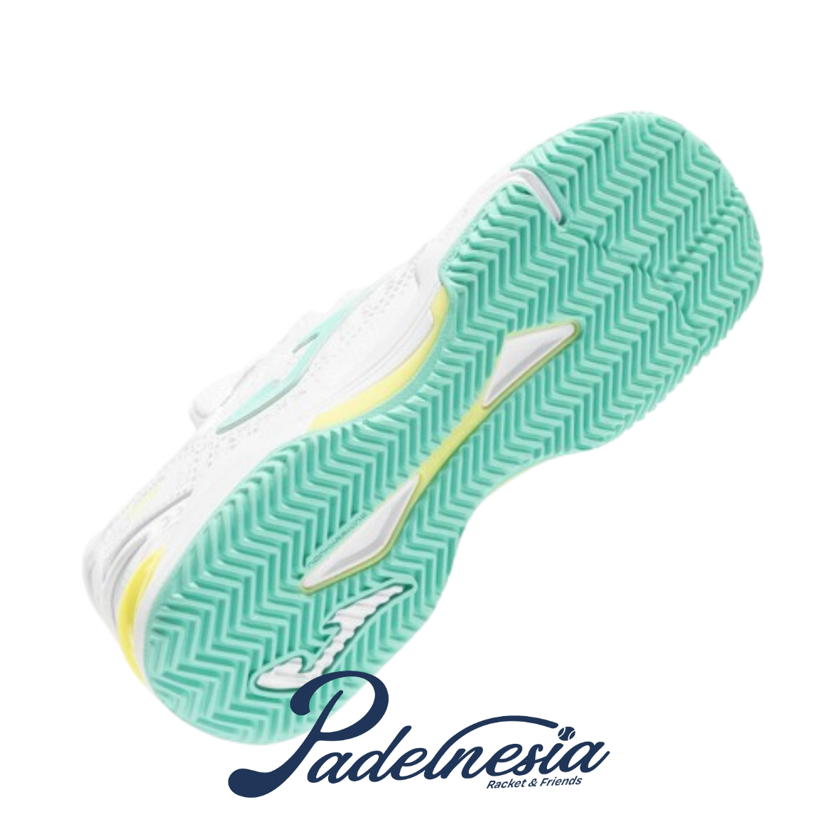 Joma Padel Shoes Slam Lady Foot Shape White - Sepatu Padel