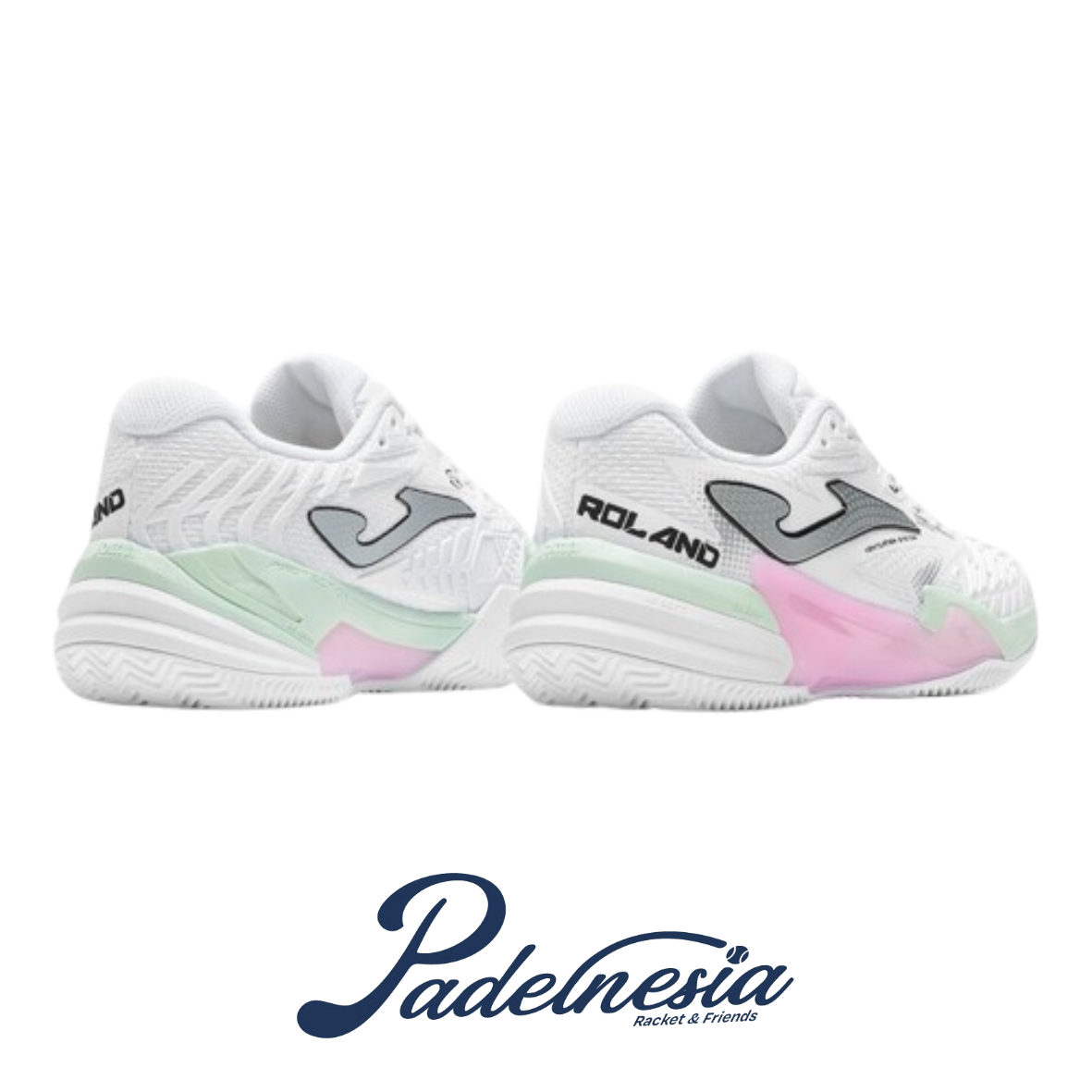 Joma Padel Shoes Roland Lady White Pink