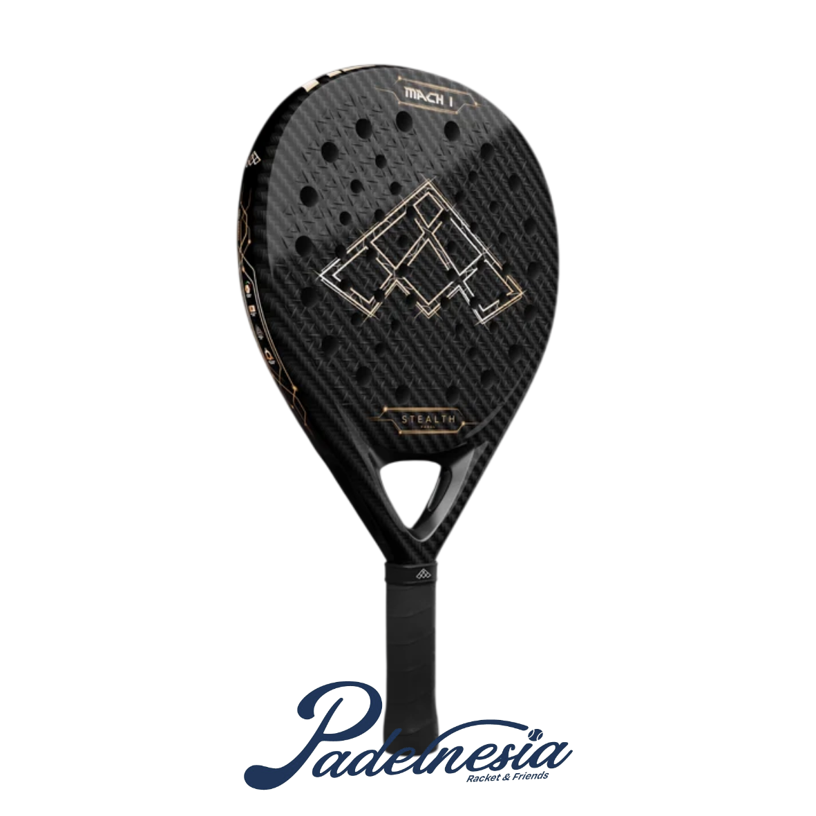 STEALTH PADEL MACH 1 3K Twill T1000 carbon fiber - Padel Racket