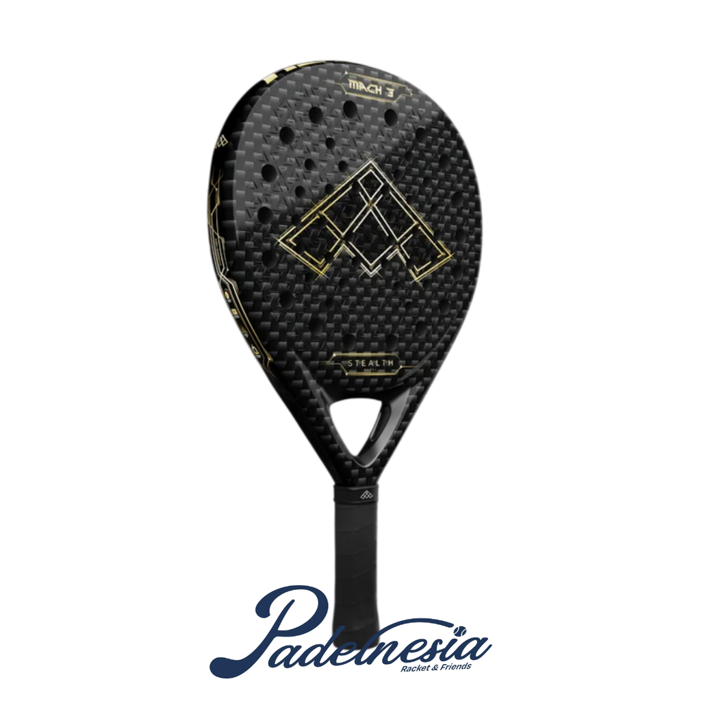 STEALTH PADEL MACH 3 12K T1000 carbon fiber surface - Padel Racket