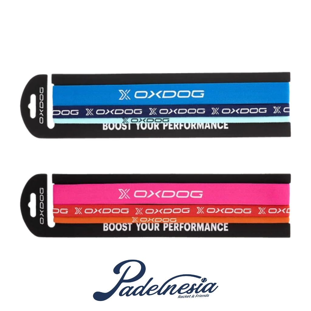 Oxdog Hair Bands Blue/Pink - 3Pcs