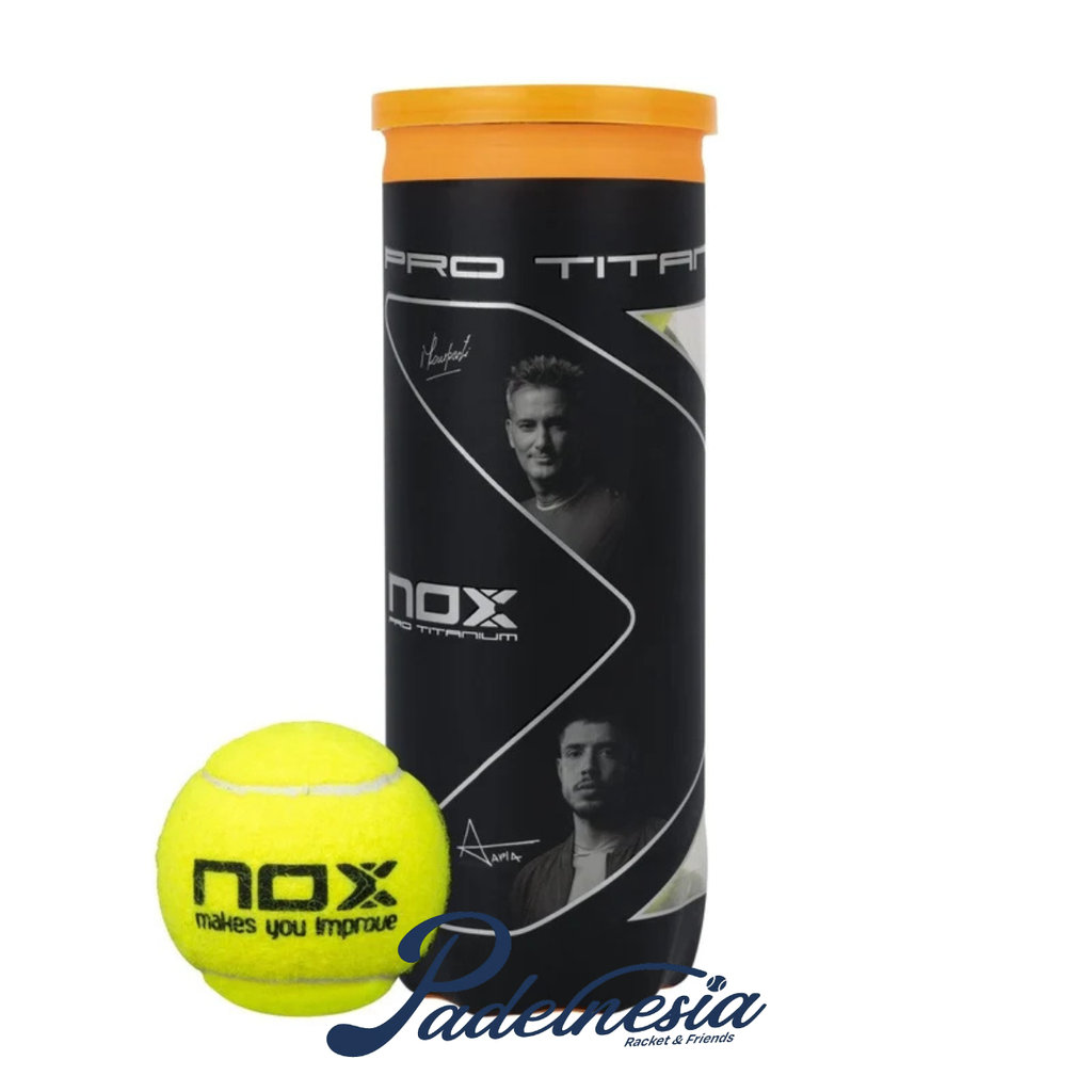 Nox Pro Titanium Padel Balls - Bola Padel Nox