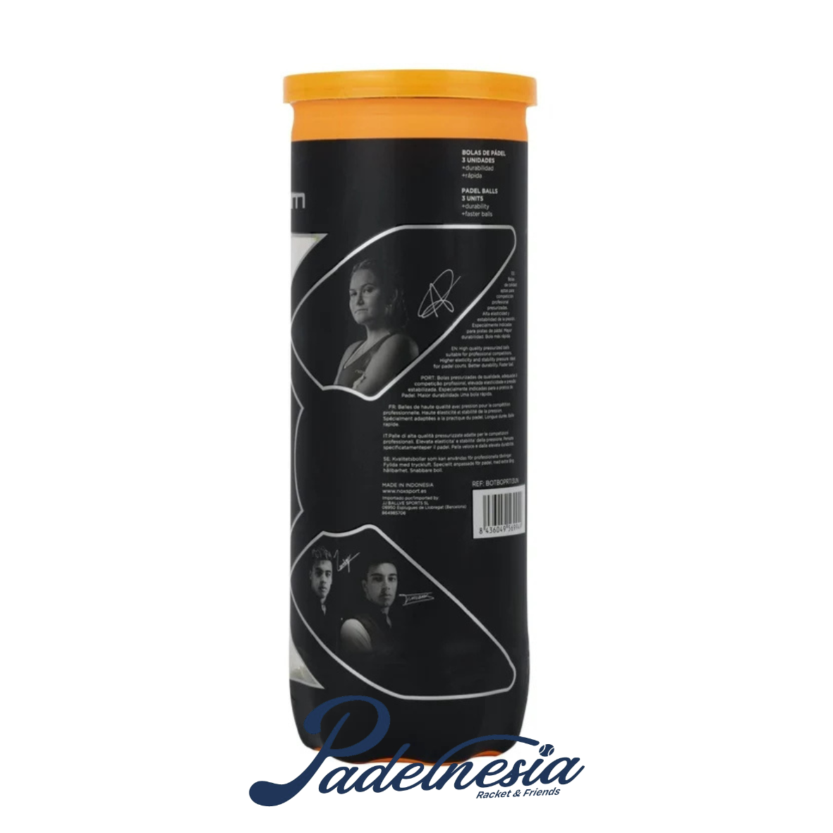 Nox Pro Titanium Padel Balls - Bola Padel Nox
