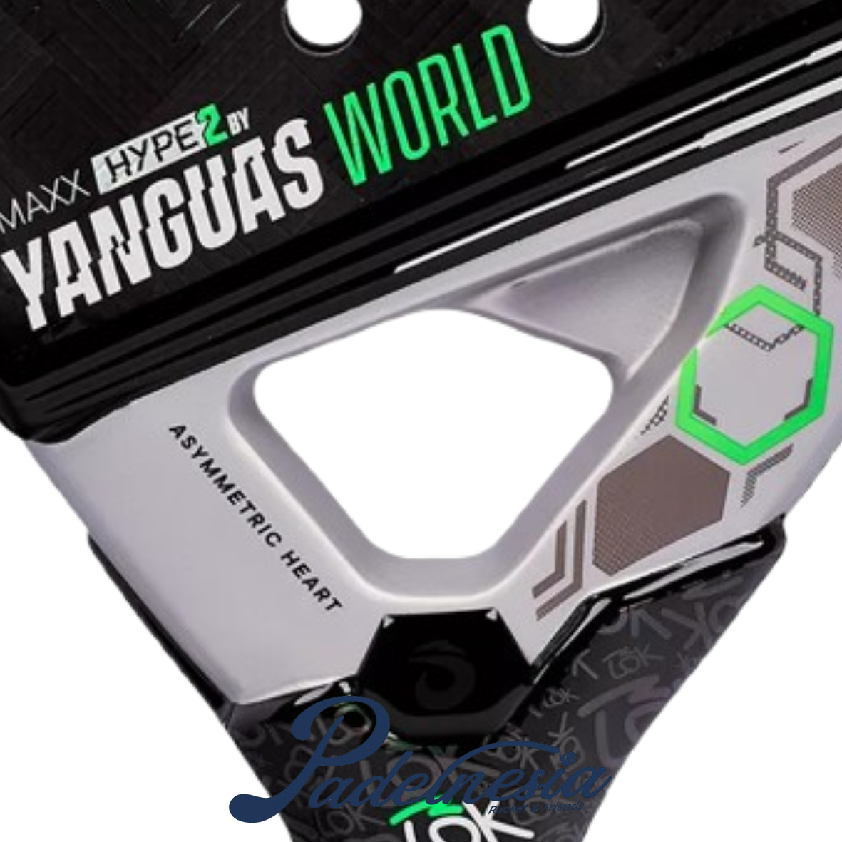 Lok Maxx Hype Green Mike Yanguas - Padel Racket