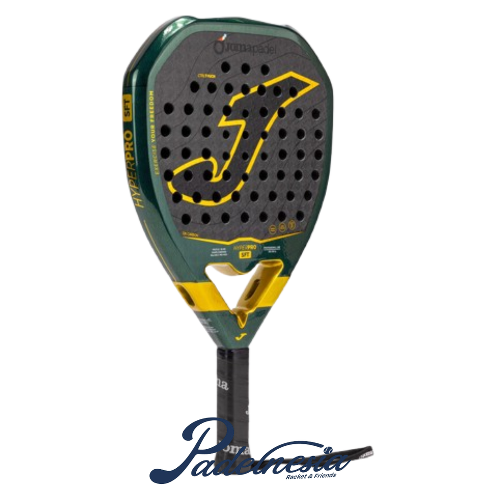 Joma Hyper Pro Soft Green Black 12K Carbon - Padel Racket