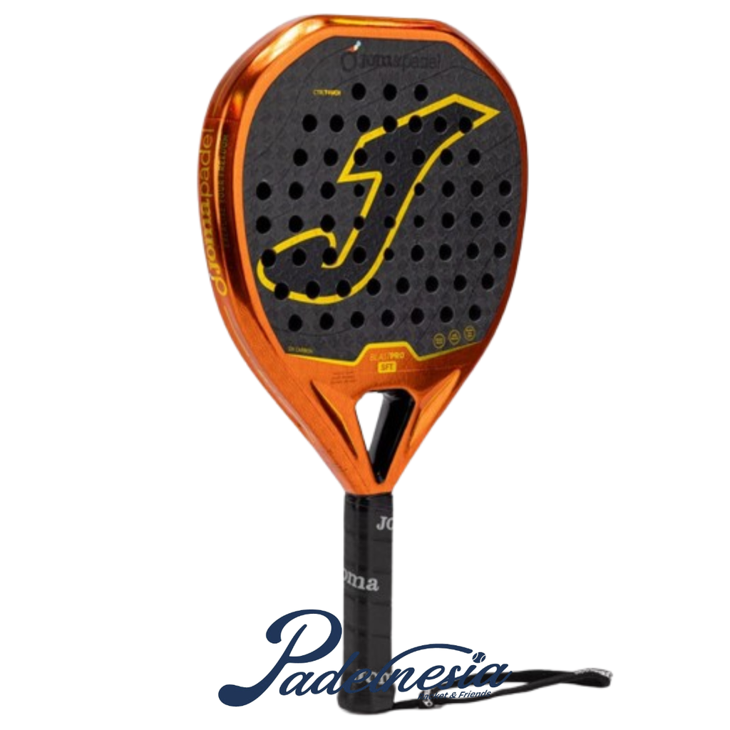 Joma Blast Pro Soft Orange Black 12K Carbon - Padel Racket