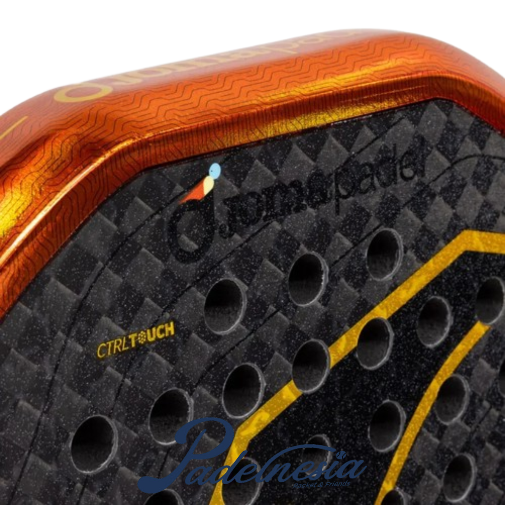 Joma Blast Pro Soft Orange Black 12K Carbon - Padel Racket