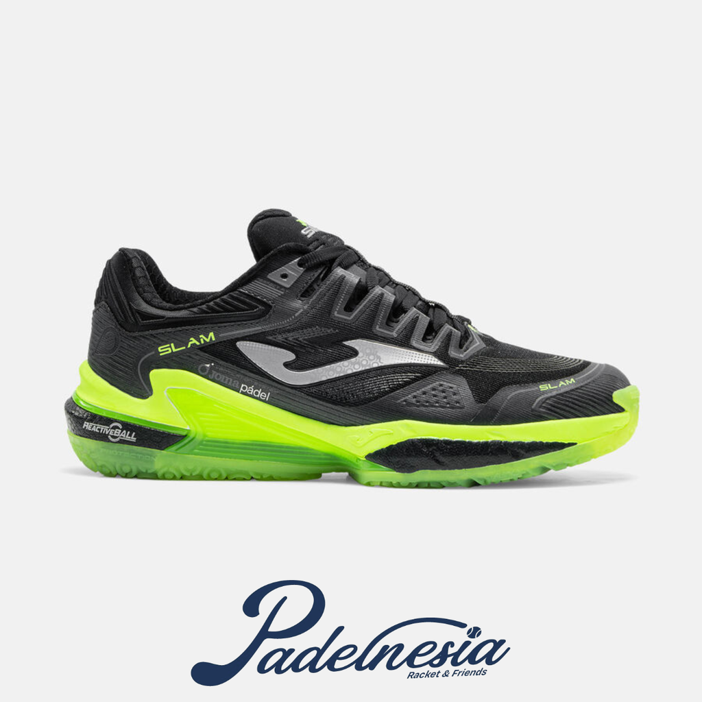 Joma Slam Men 26 Black Padel Shoes - Sepatu Padel
