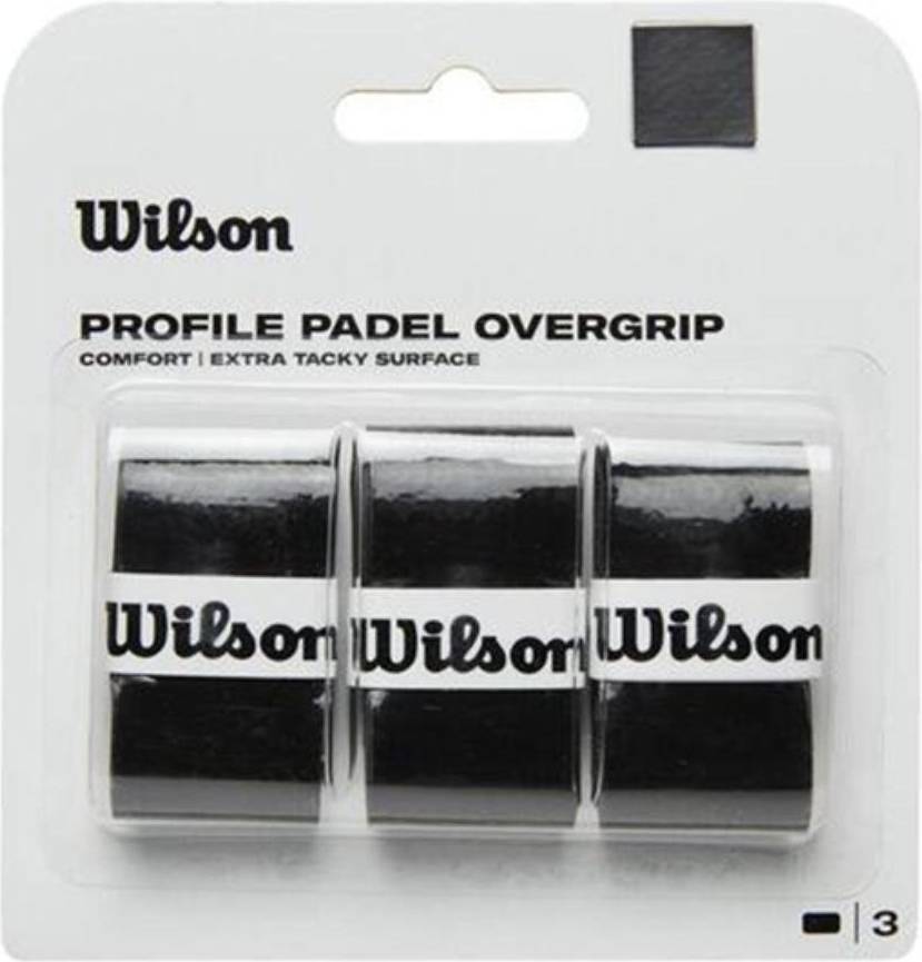 Padel Racket Overgrip 3 pcs - Black