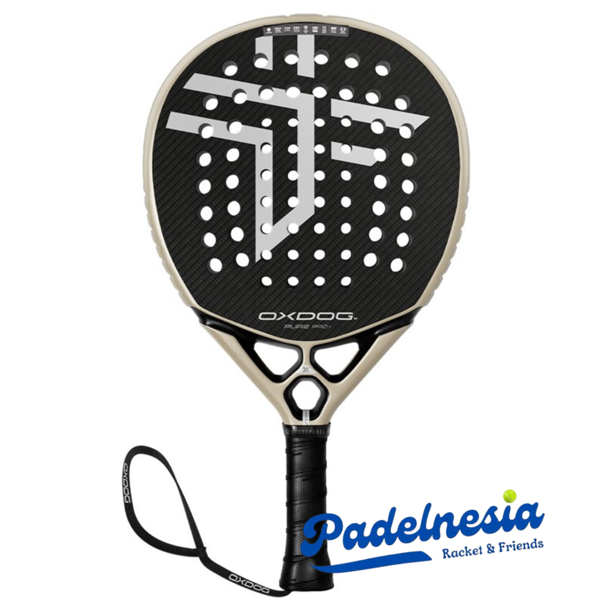 OXDOG PURE PRO+ HES CARBON - Padel Racket
