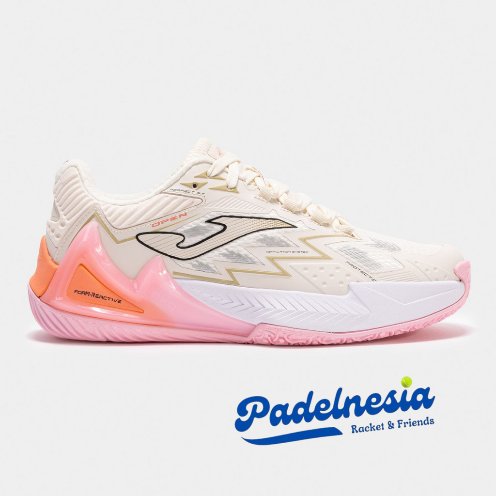 Joma Padel Shoes Open Lady Beige 2025 - Sepatu Padel