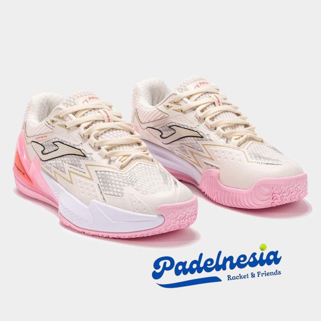Joma Padel Shoes Open Lady Beige 2025 - Sepatu Padel