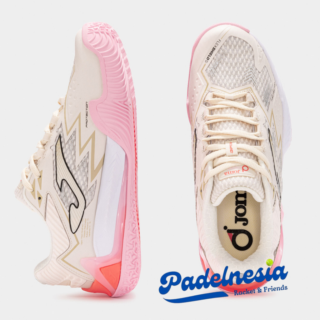 Joma Padel Shoes Open Lady Beige 2025 - Sepatu Padel