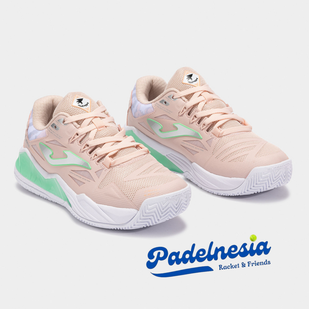 Joma Padel Shoes Spin Lady Pink - Sepatu Padel