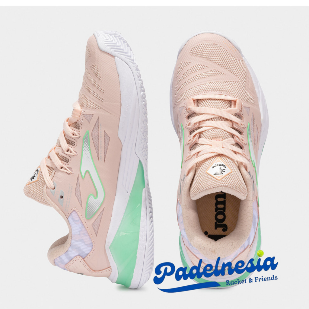 Joma Padel Shoes Spin Lady Pink - Sepatu Padel