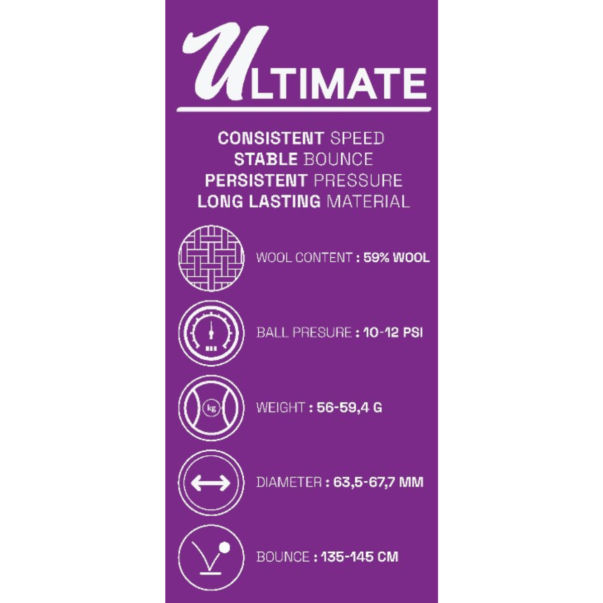 LOB Ultimate Padel Ball - Bola Padel