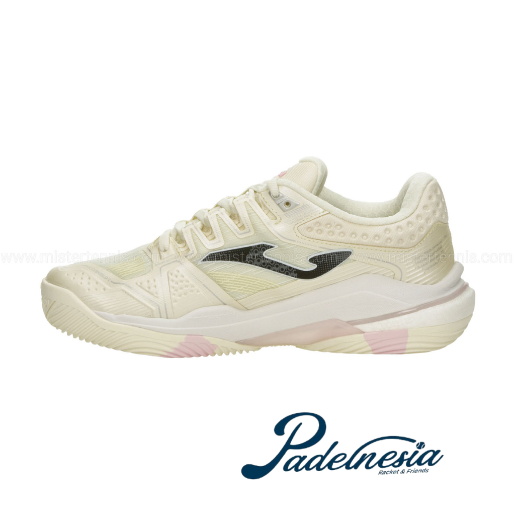 Joma Padel Shoes Slam Lady Gray/Beige - Sepatu Padel