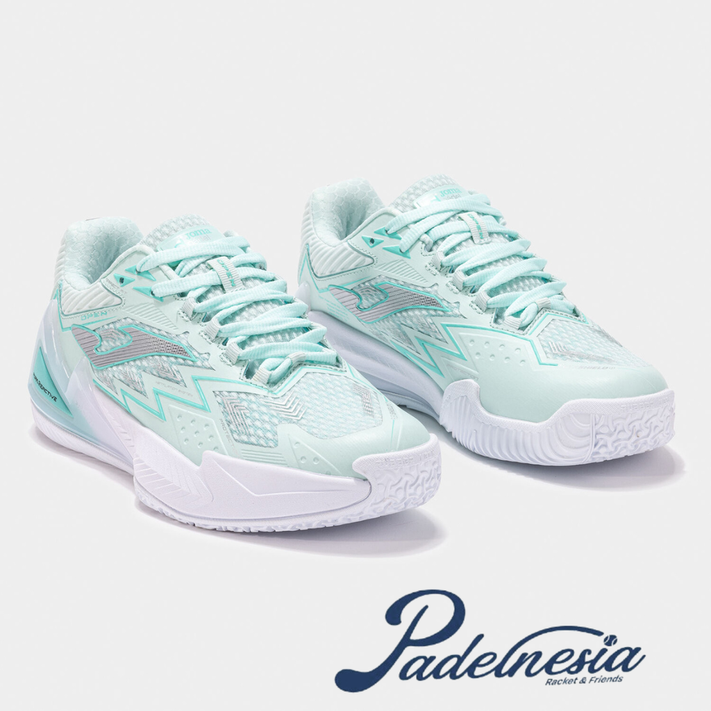 Joma Padel Shoes Open Lady Pink/Black/Turquoise