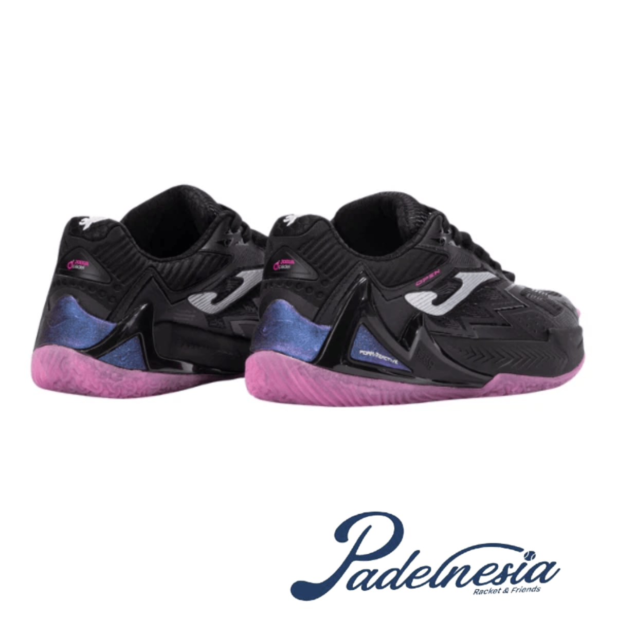 Joma Padel Shoes Open Lady Pink/Black/Turquoise