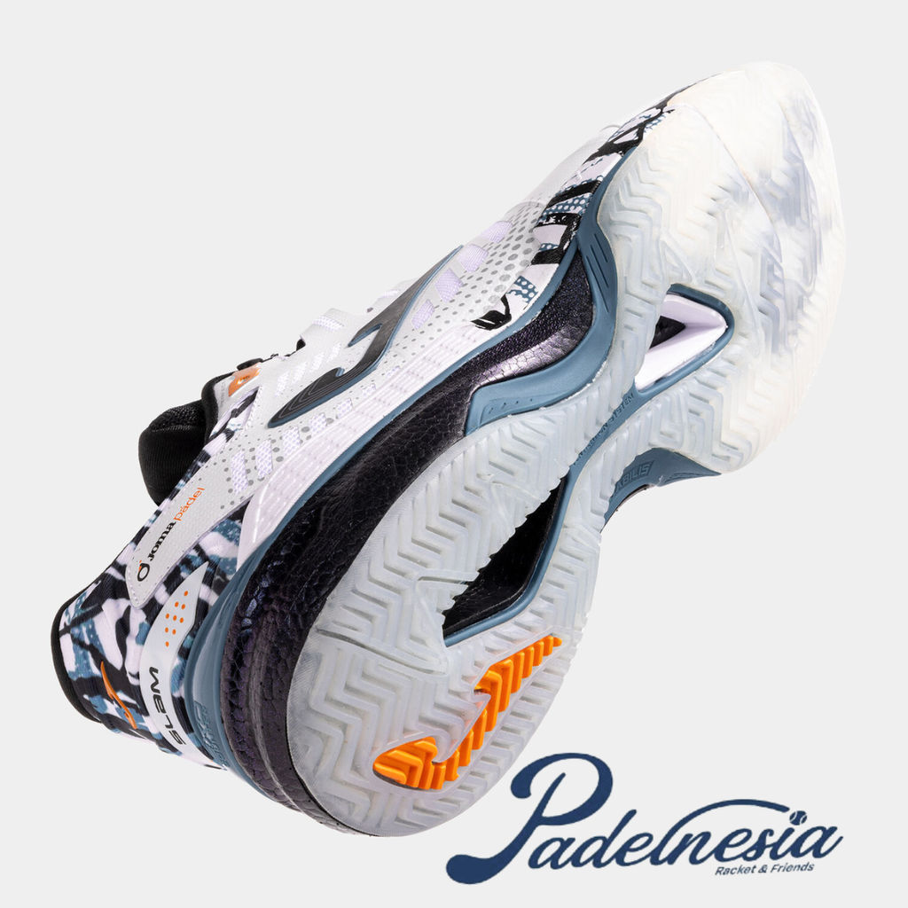 Joma Padel Shoes Slam White Juanlu Esbri - Sepatu Padel