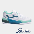 Joma Padel Shoes Roland Lady White Turquoise - Sepatu Padel