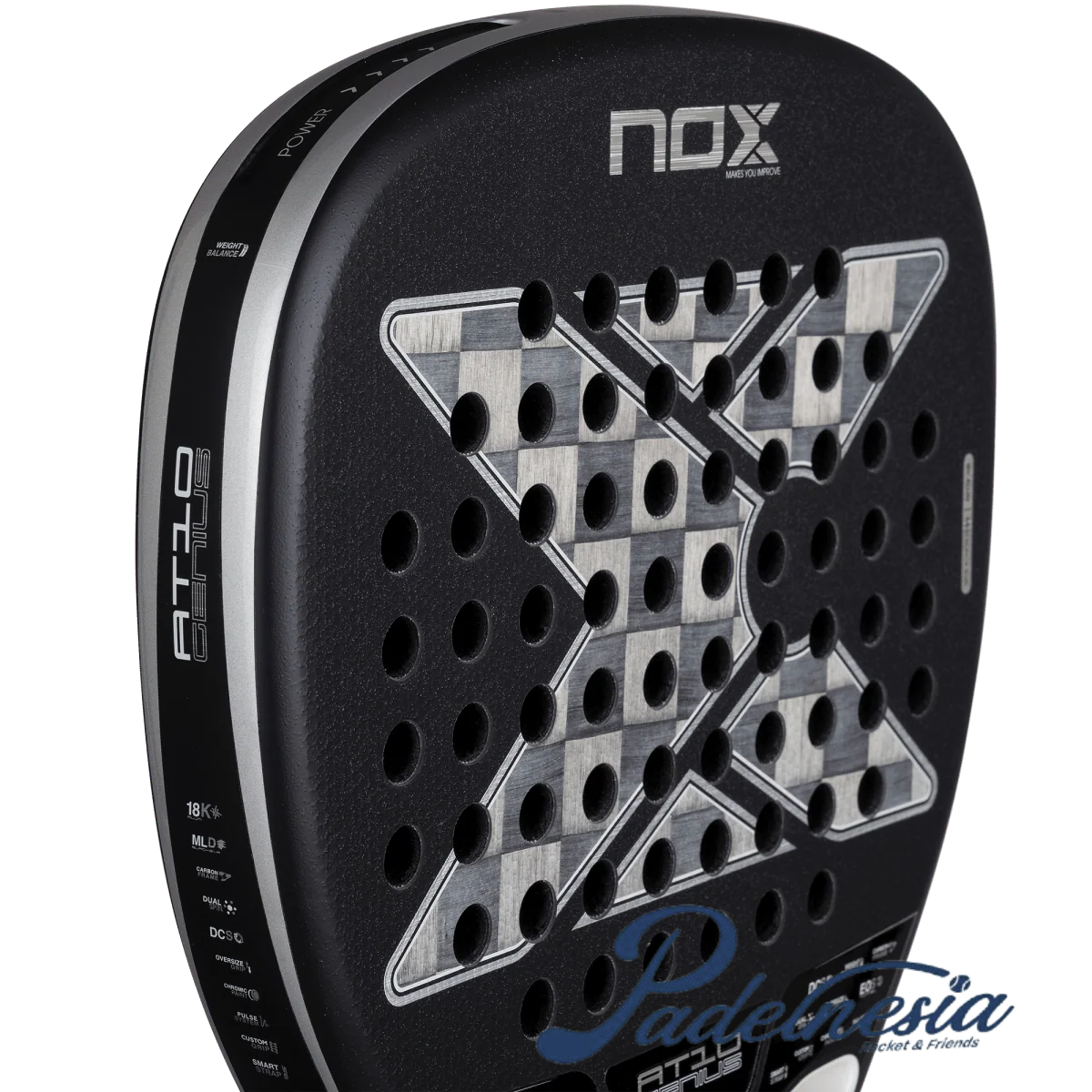 NOX AT10 Luxury Genius Attack 18K Alum 2026 - Padel Racket