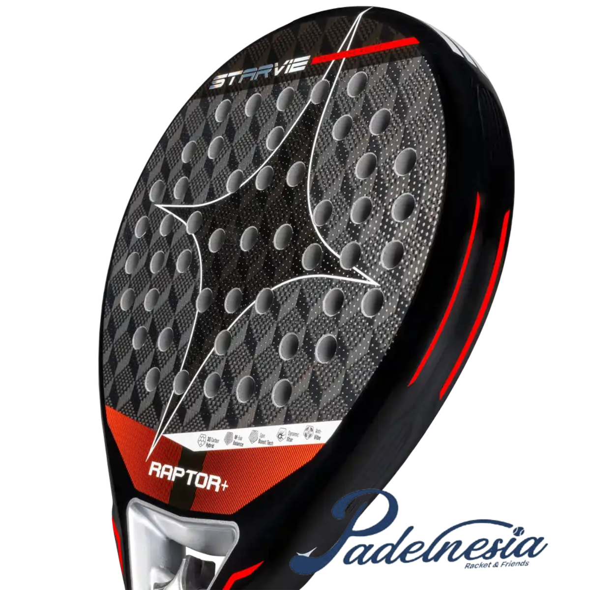 Starvie Raptor+ 2026 - Padel Racket