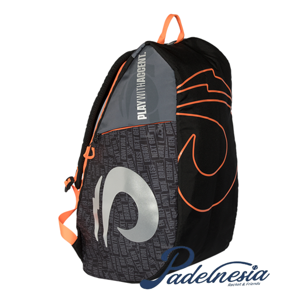 LOK Gen 2 Black Orange Padel Bag - Tas Padel