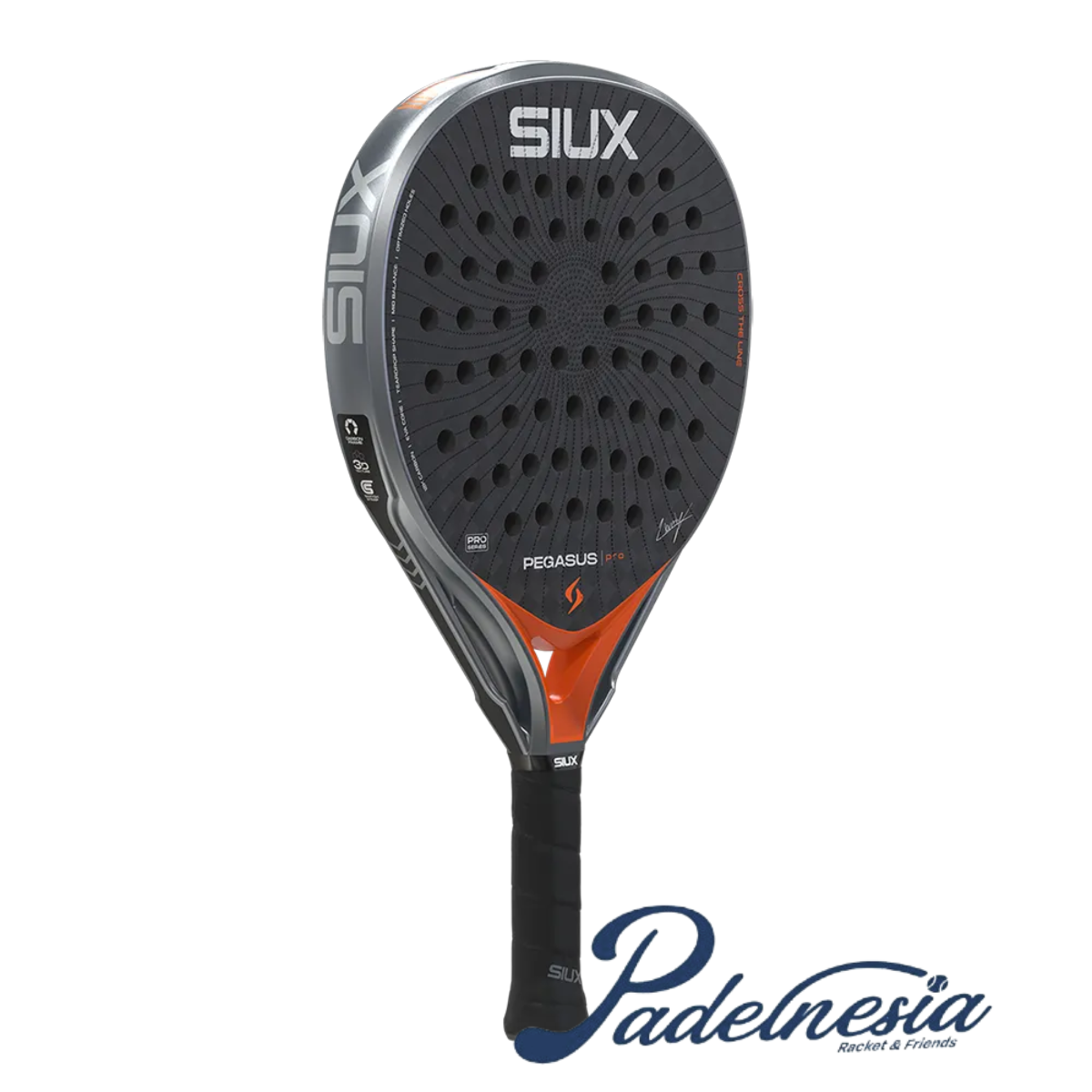Siux Pegasus Pro 2026 Lava Orange - Padel Racket