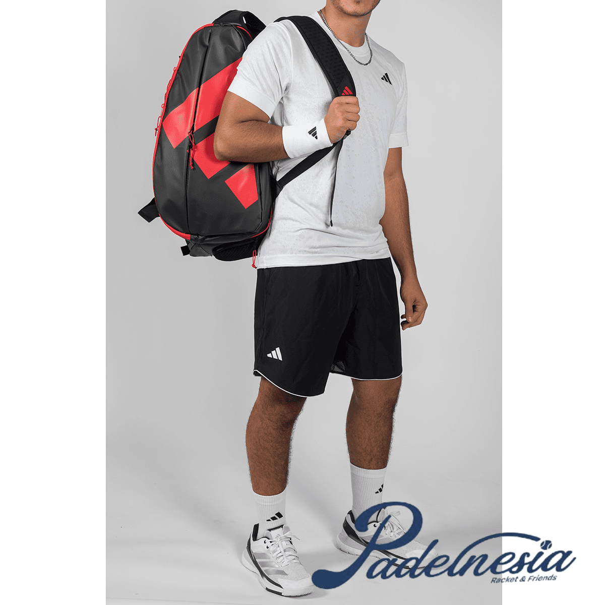 Adidas Multigame Black Red Ale Galan Padel Bag 2026 - Tas Padel
