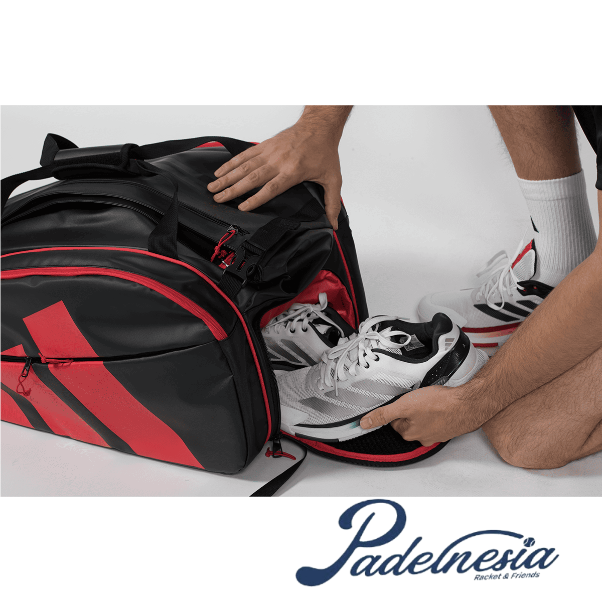 Adidas Multigame Black Red Ale Galan Padel Bag 2026 - Tas Padel