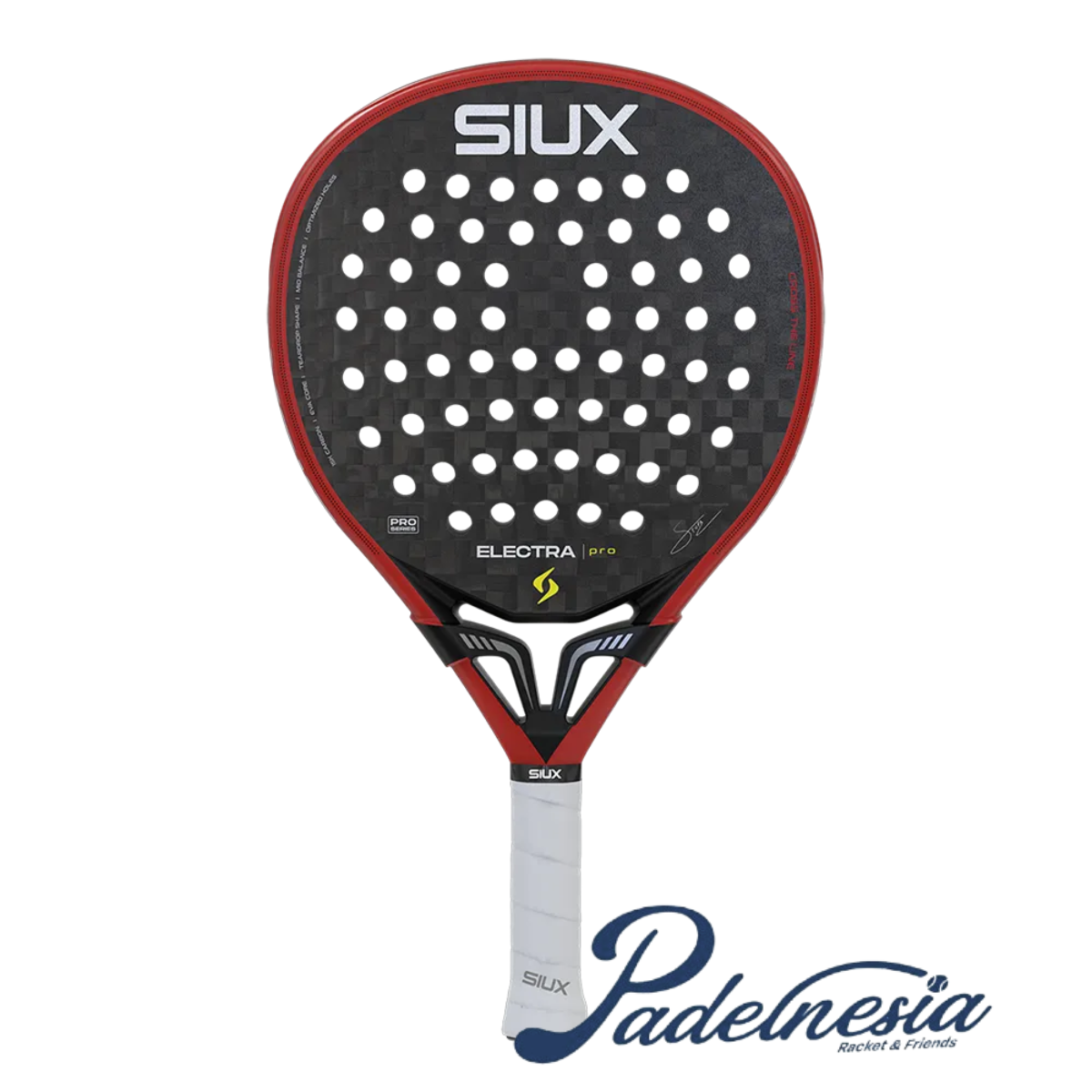 Siux Electra Stupa ST5 2026 Fire Red - Padel Racket