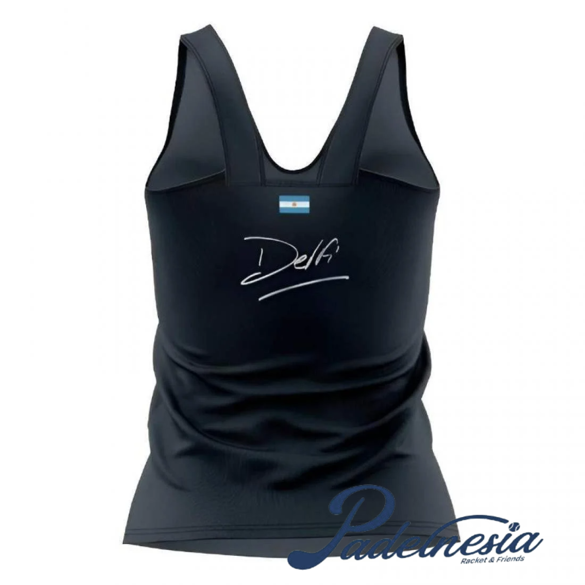 Bullpadel Delfi Brea Black T-Shirt - Baju Padel