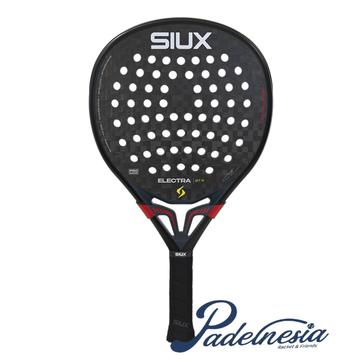 Siux Electra Stupa ST5 2026 Shadow Red - Padel Racket