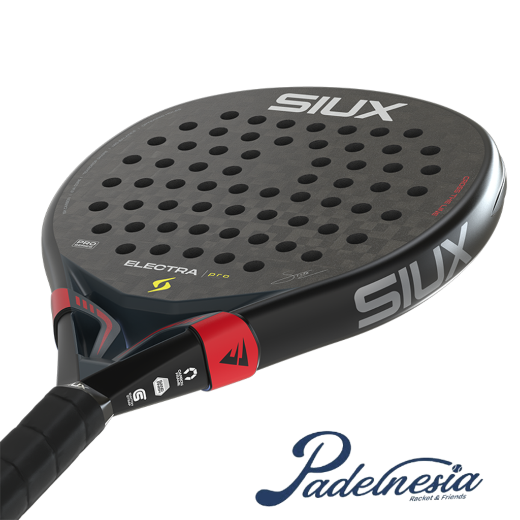 Siux Electra Stupa ST5 2026 Shadow Red - Padel Racket